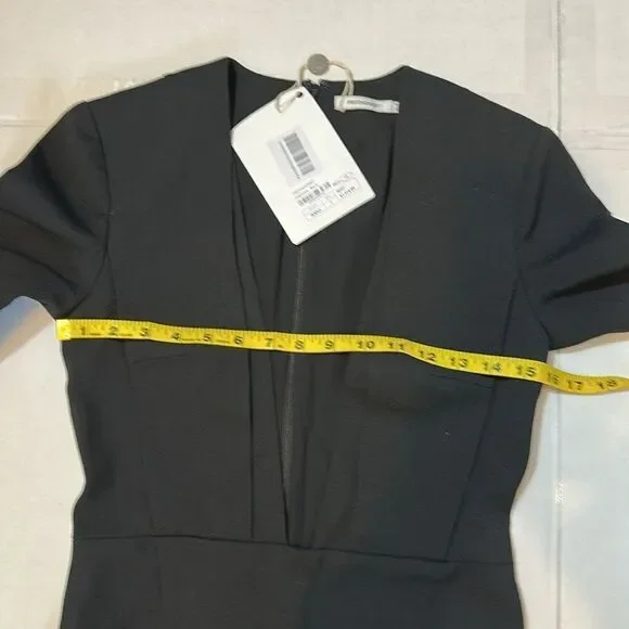 NEW Protagonist Elegant Black midi Dress  size 2 - Picture 13 of 14